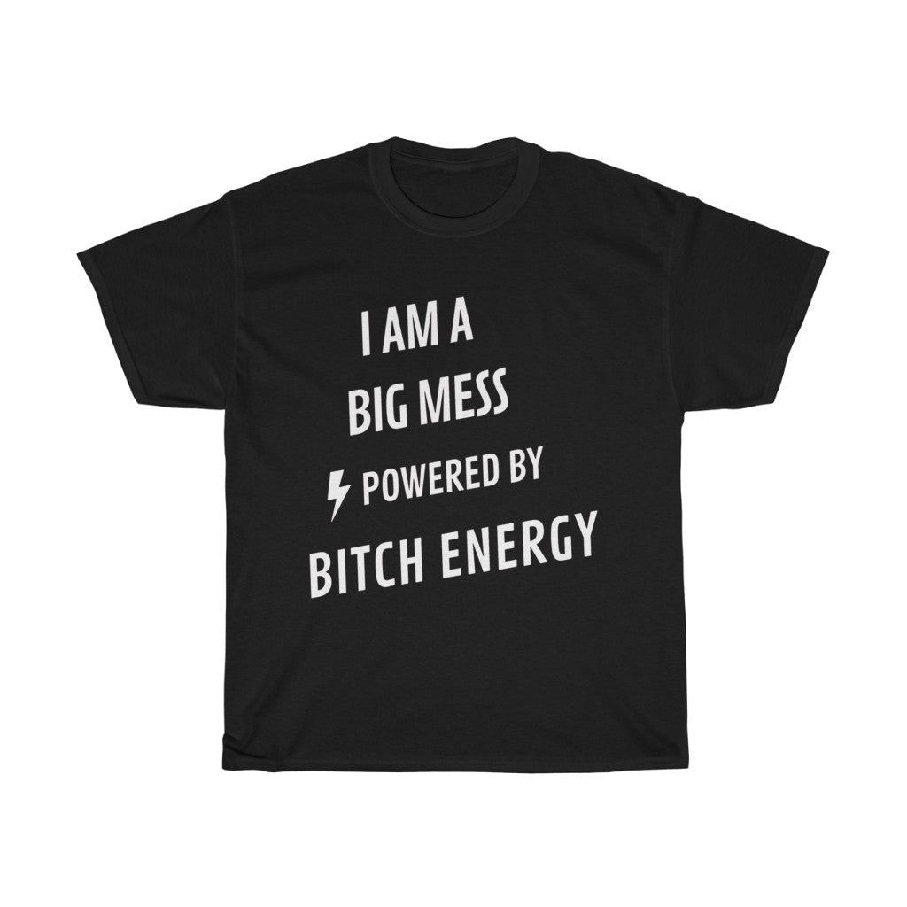 Unisex Heavy Cotton Tee - I am a big mess