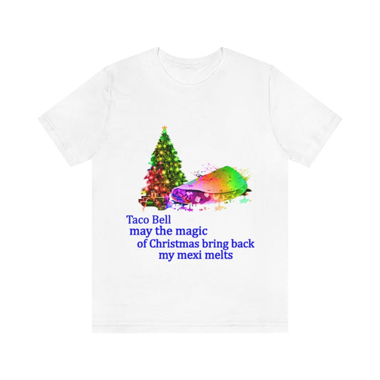 Taco Bell Christmas Unisex Jersey Short Sleeve T-shirt