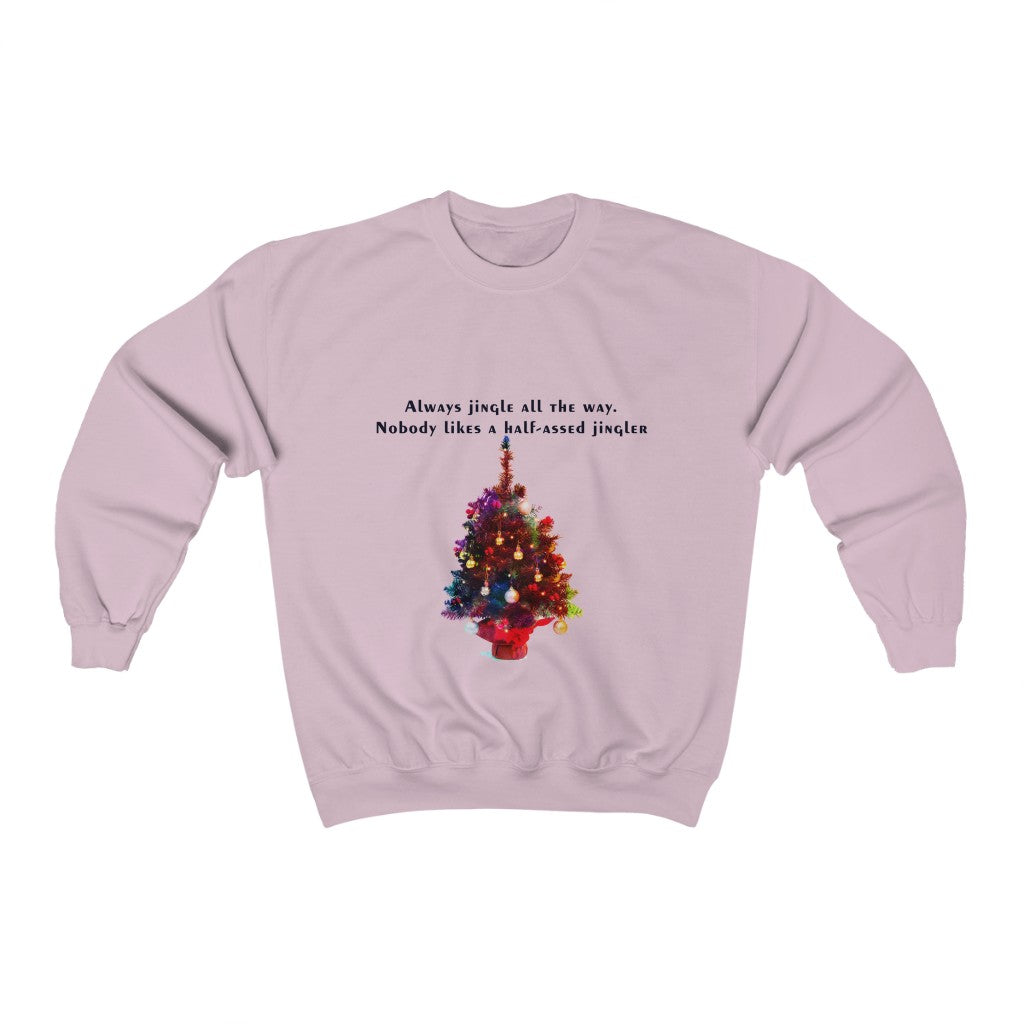 Always Jingle all the way Christmas Unisex Heavy Blend™ Crewneck Sweatshirt