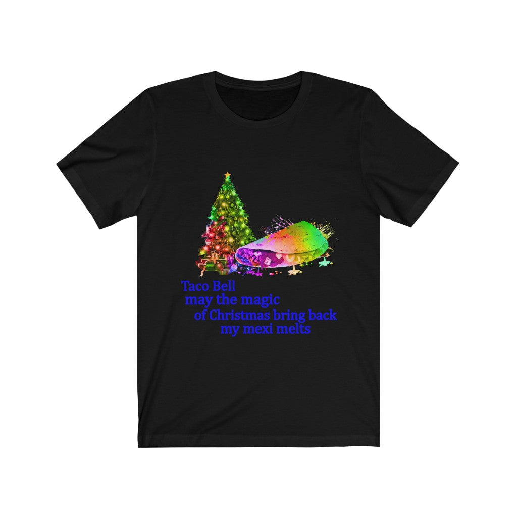 Taco Bell Christmas Unisex Jersey Short Sleeve T-shirt